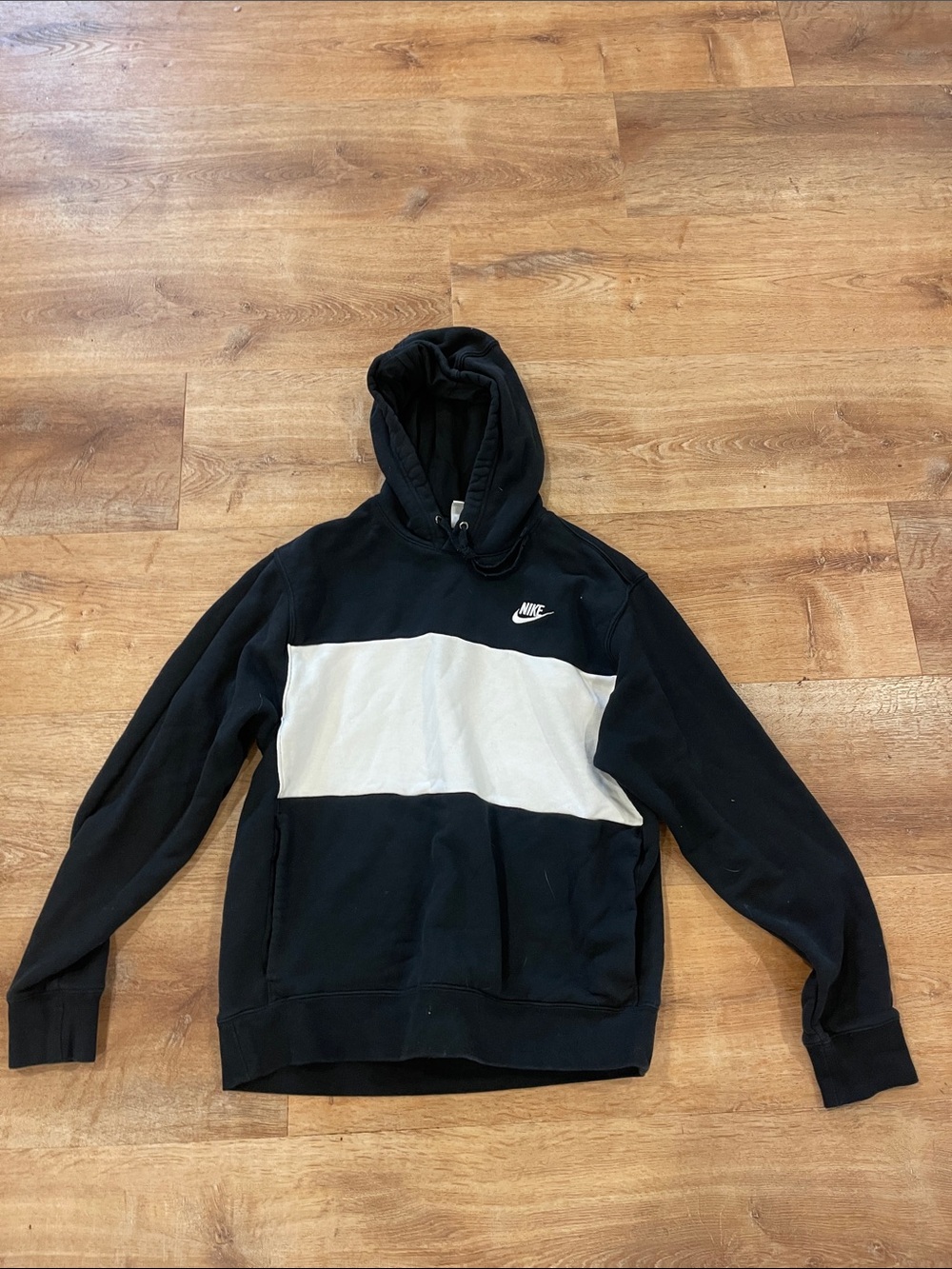 Woman’s Nike black and white hoody